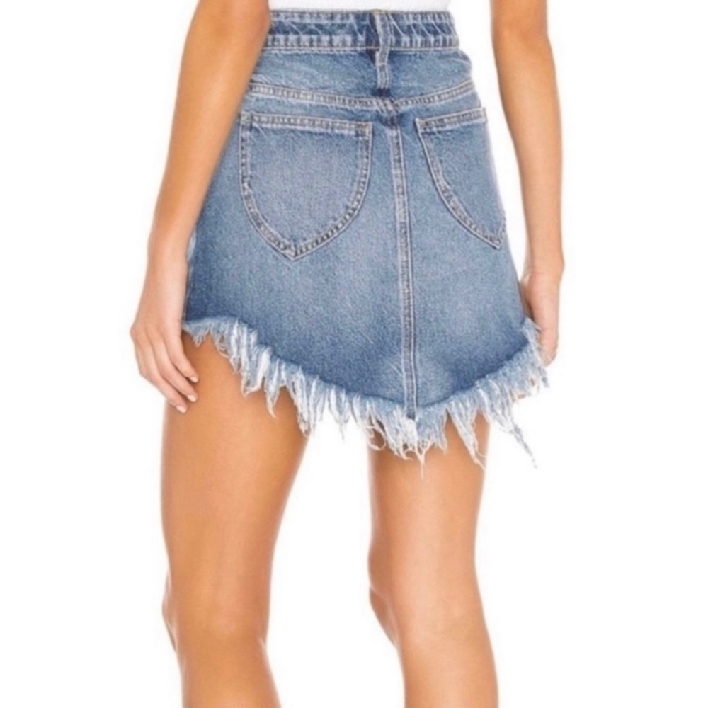 Free People Bailey Demin Mini Skirt - Picture 3 of 8